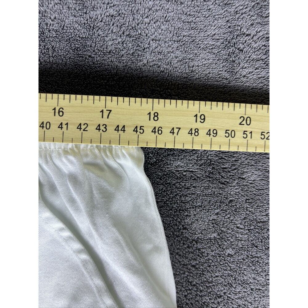 JMS Just My Size Women's Pull On White Pants Size 2XL Mid Rise 2 Pocket - Picture 6 of 8